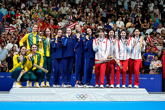 Who Are The Paris Olympic Games 2024 Relay Swimming Medallists - In Pics